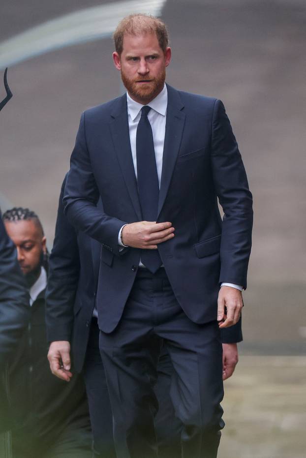 Trial in Britain's Prince Harry and others' phone-hacking lawsuit against Daily Mail, in London