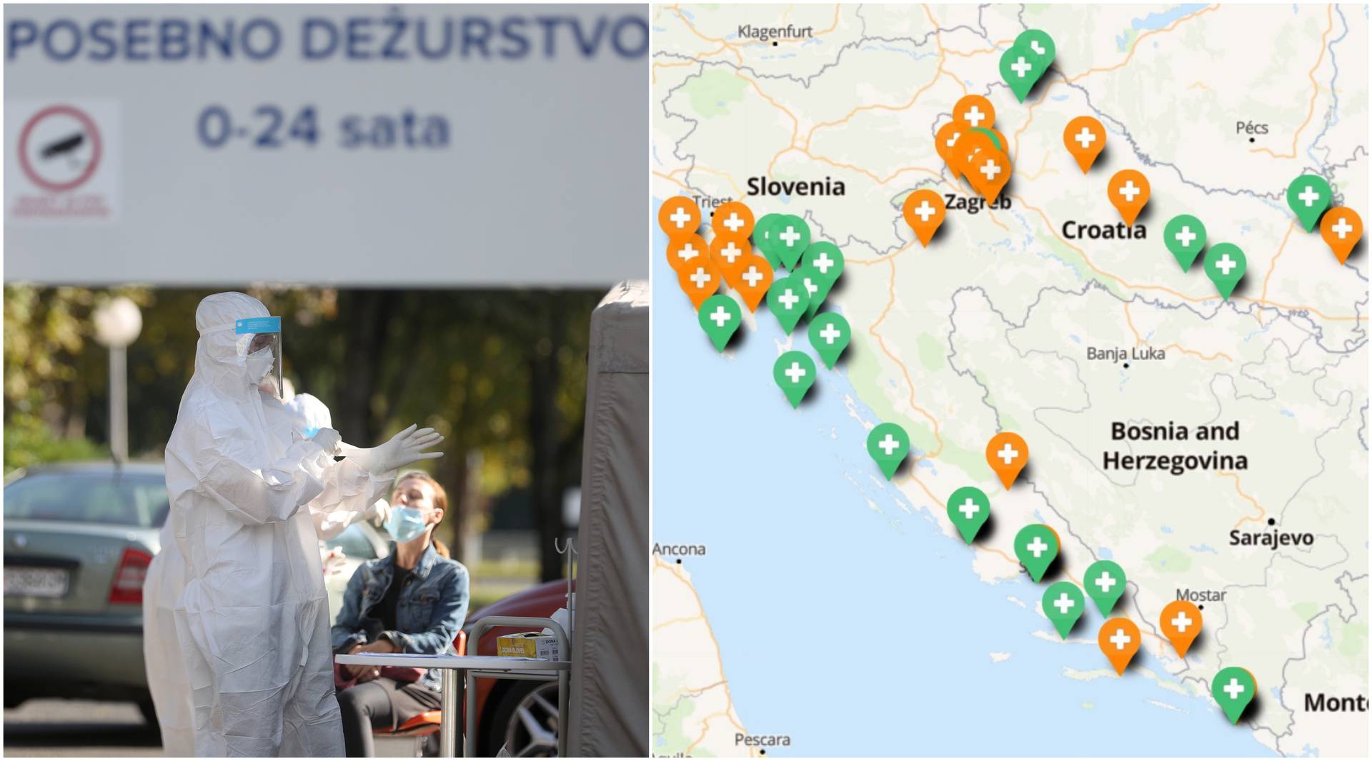 Testni centri u Hrvatskoj: Gdje se sve može testirati na Covid?