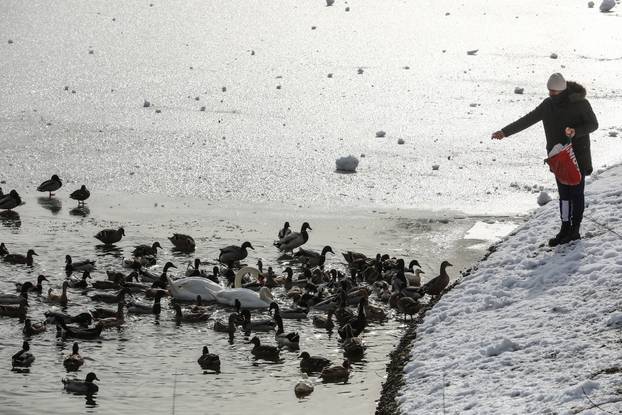 Sveta Nedelja: Zimska idila na jezeru Kipišće