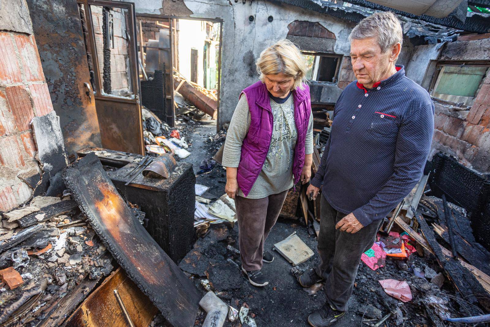 Vinkovci: Kuća hrvatskog branitelja u potpunosti izgorila u požaru