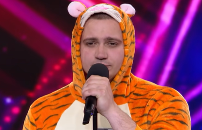 Publiku je zabavljao u kostimu tigra, ali žiri nije oduševio: 'Ja bih bila gladna da tako pjevam'