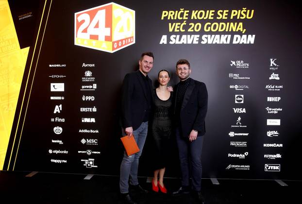 Zagreb: Dolazak uzvanika na proslavu 20. rođendana 24sata