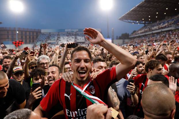 italian soccer Serie A match - US Sassuolo vs AC Milan