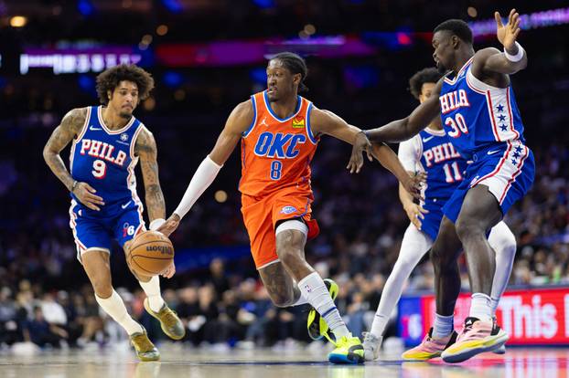 NBA: Oklahoma City Thunder at Philadelphia 76ers