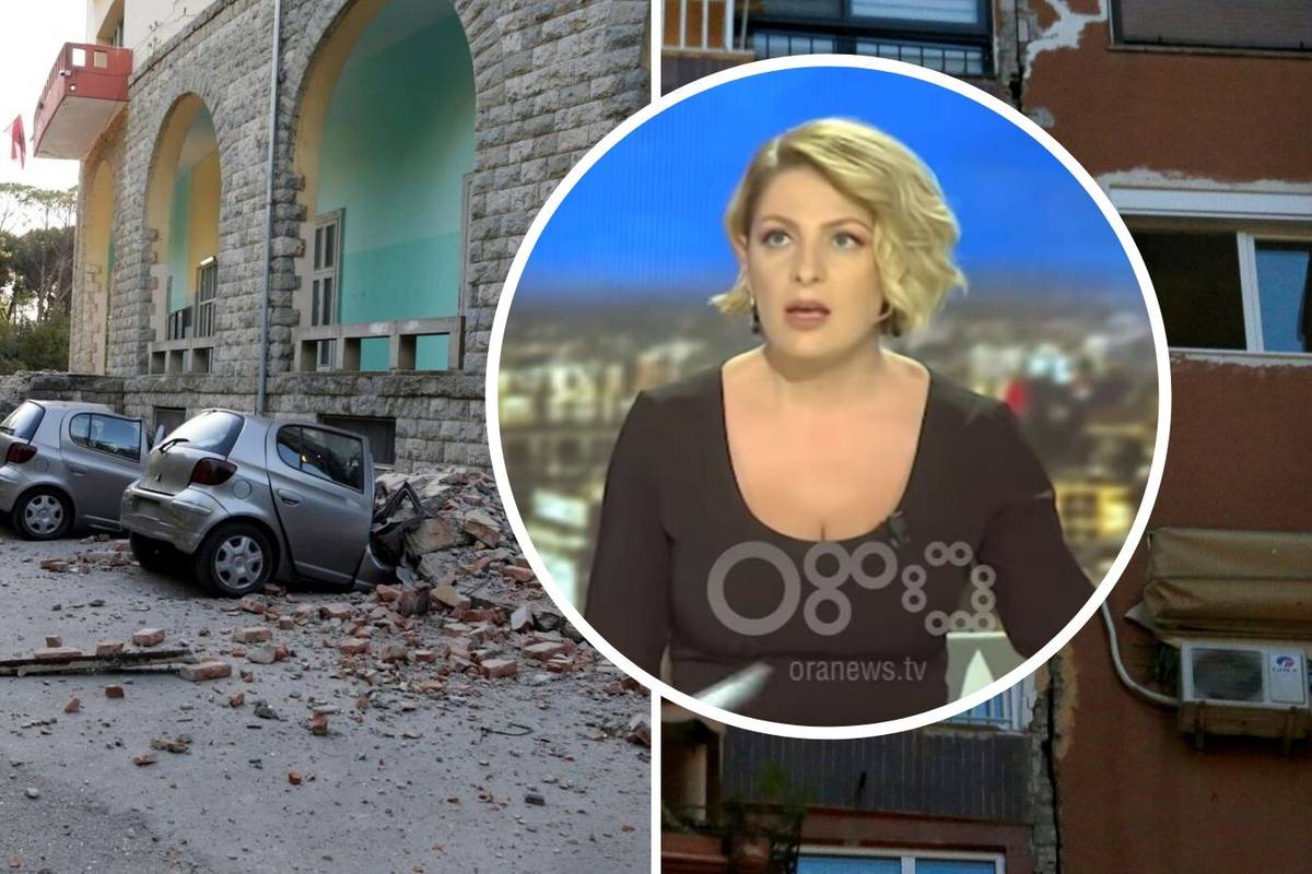 Voditeljica čitala vijesti kada se počelo tresti, pogled govori sve
