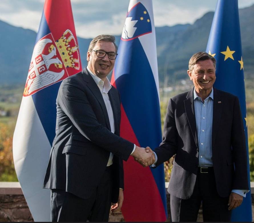 Grašin kum Tomaž u restoranu ugostio Vučića i Pahora: 'Čast mi je. Moja dva predsjednika'