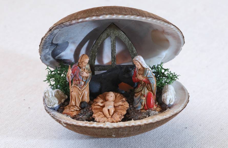 'Moje jaslice u čaši, školjkama i kutijicama prava su atrakcija'