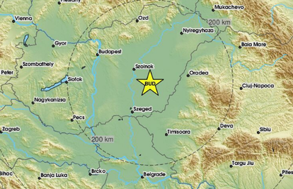 Dva potresa pogodila su jutros Mađarsku: 'Dobro je zatreslo'
