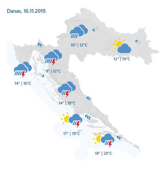 Stiže nova oluja! Crveni alarm upaljen za gotovo cijeli Jadran