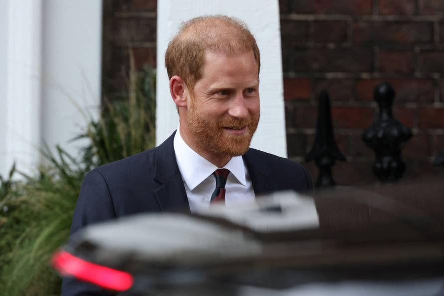 Britain's Prince Harry visits London