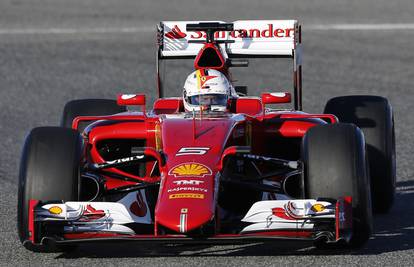 Vettel najbrži u Ferrariju, prvi problemi za Alonsa i McLaren