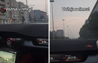 Divlja vožnja Rimčevom Neverom kroz Zagreb: Snimka jurnjave brzo uklonjena