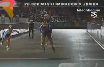 Mladi Kolumbijac na vrlo glup način izgubio dobivenu utrku
