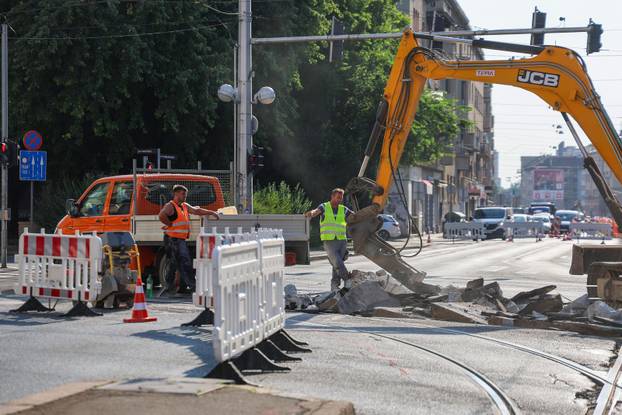 Zagreb: Zbog radova križanje Šubićeve i Zvonimirove ulice zatvara se za promet na mjesec dana