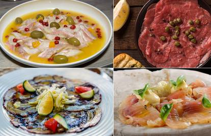 Super mesni i riblji recepti: Fini carpaccio od bijele tune, cikle ili govedine, marinirani inćuni...