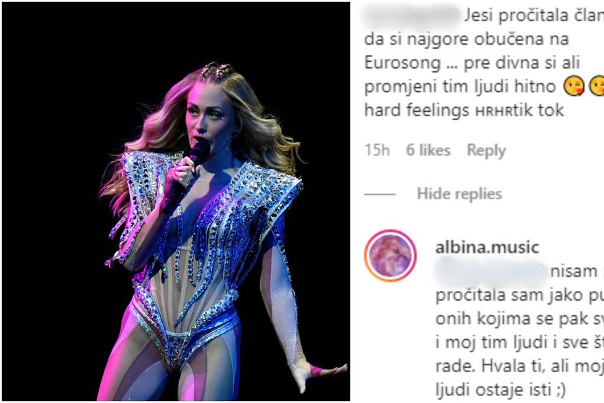 Albina treća na listi najgore odjevenih na Eurosongu 2021., Zigman: 'Nemam komentara'