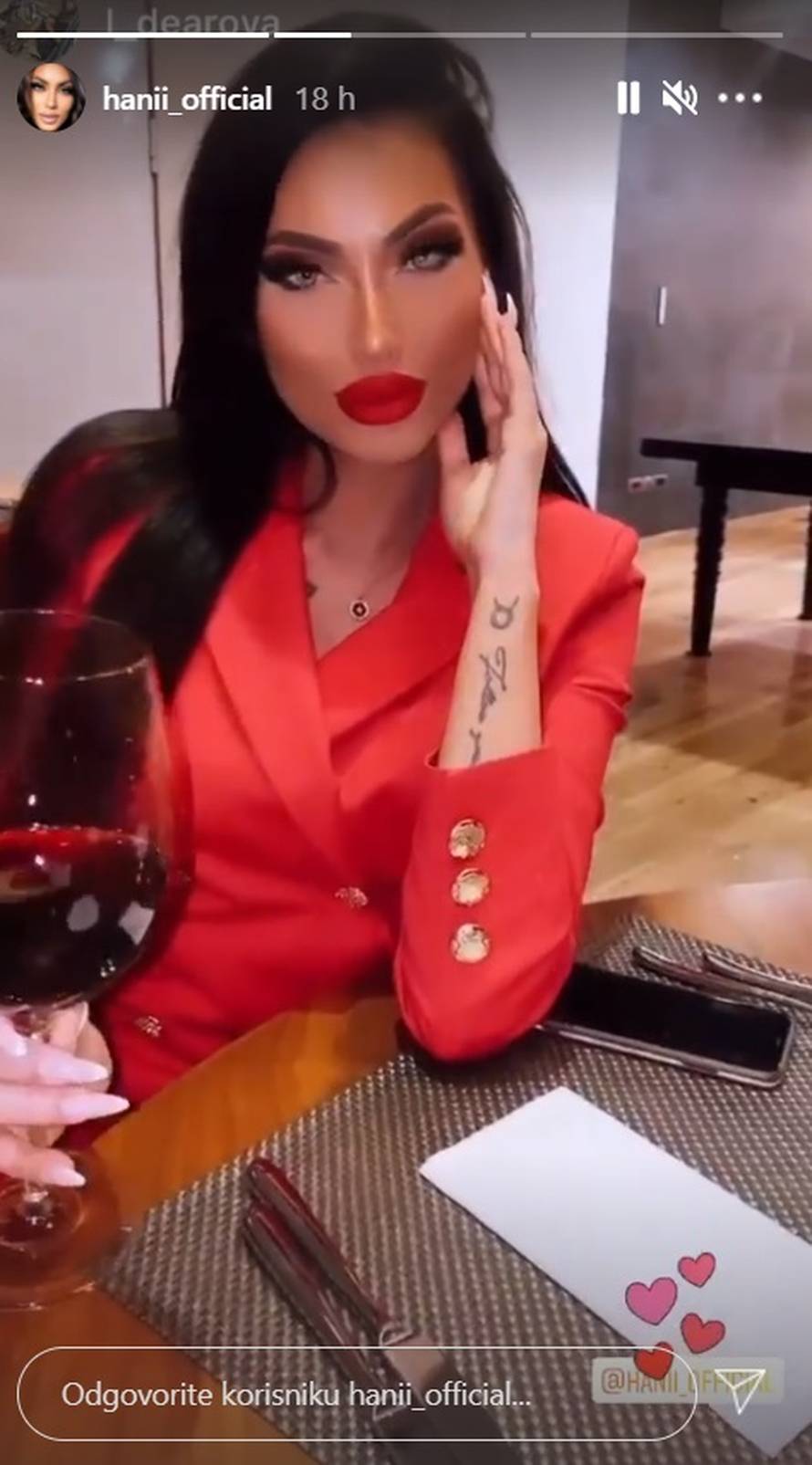 Hana se požalila: 'Goran je sve ovo napravio zbog publiciteta. Još za Valentinovo mi je tepao'