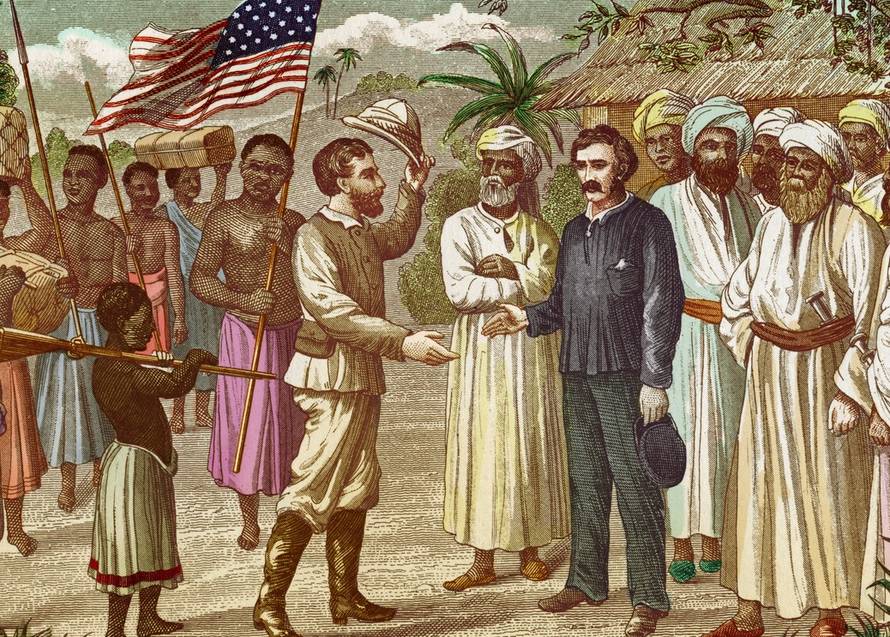 MEETING BETWEEN STANLEY AND LIVINGSTONE