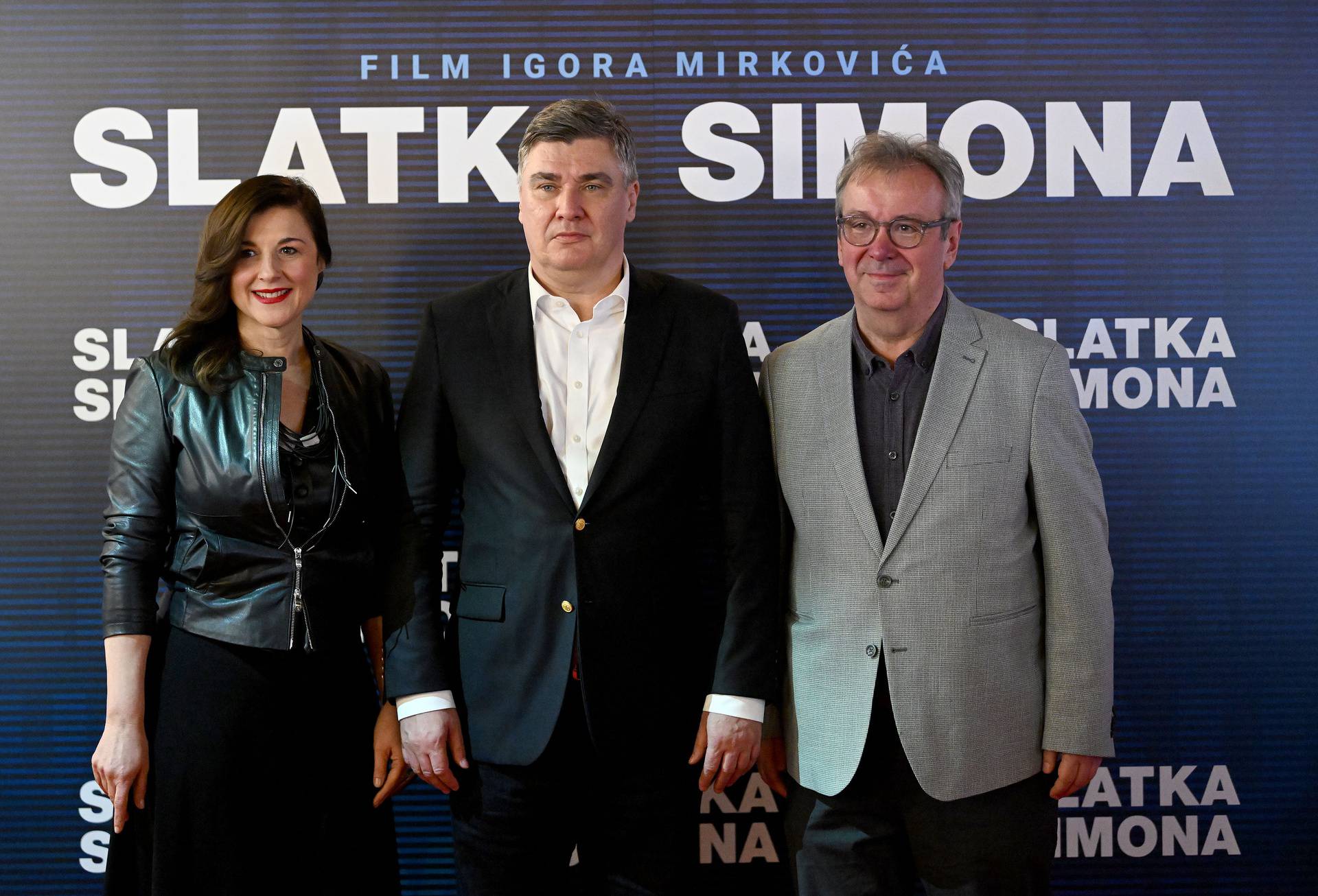 Zagreb: Predsjednik Milanović u društvu supruge odlazi s premijere filma "Slatka Simona" 