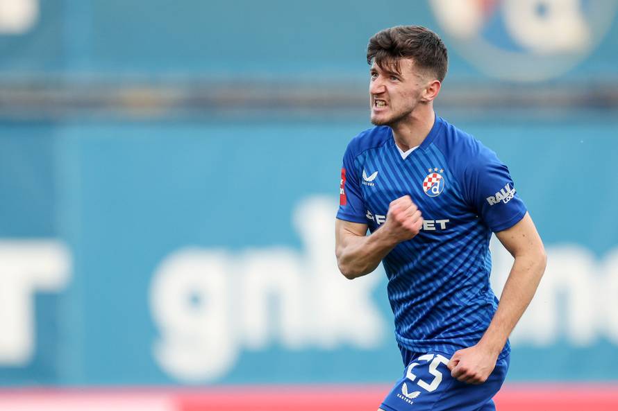 Zagreb: Petar Sučić zabio gol za 1:0 u utakmici protiv NK Osijek