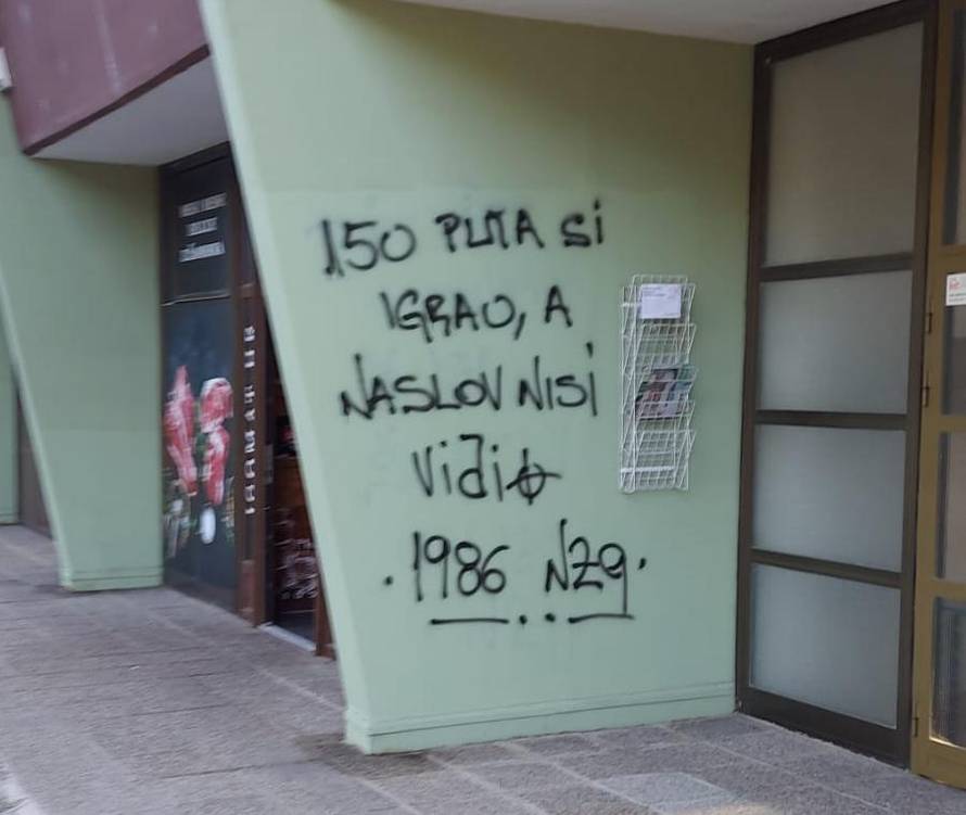 U njegovu ZG-kvartu Boysi su ostavili poruku Krovinoviću: '150 puta si igrao, a naslov...'