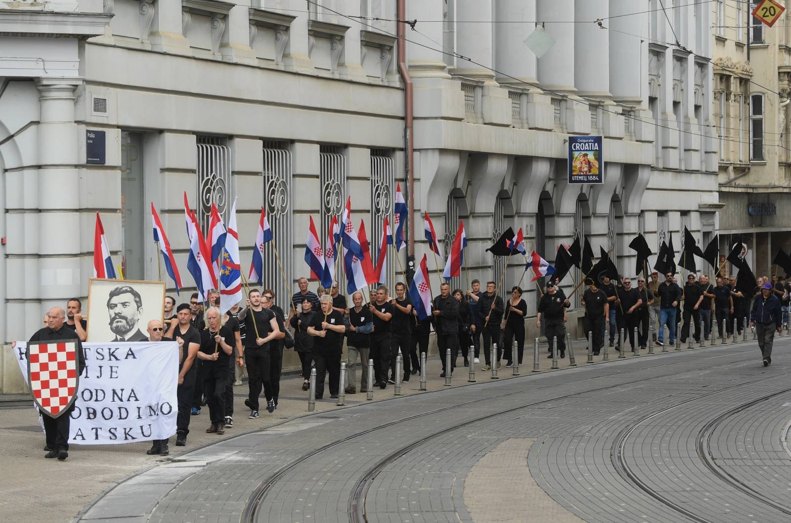 Zagreb: Mimohod A-HSP-a povodom Antunova