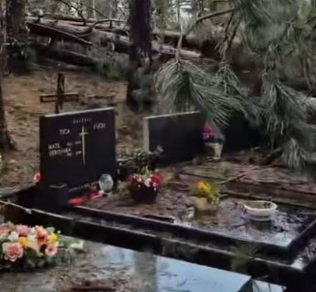 FOTO Pogledajte tužne prizore s Mirogoja: Padala su stabla, oštećeni su i mnogi grobovi