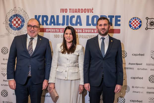 Split: Poznati na pretpremijeri operet "Kraljica lopte"