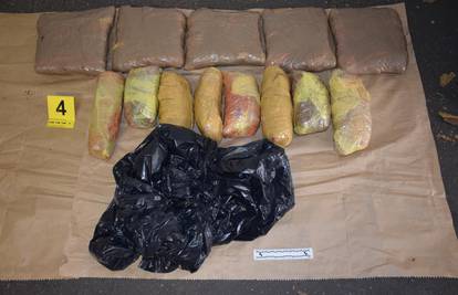 Policija zaplijenila 38 kg 'trave' i 4,5 kg heroina: Dvoje uhićenih