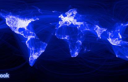 Povezao ljude s  Facebooka i dobio prekrasnu kartu svijeta