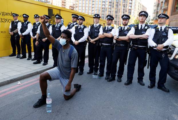 Protest against the death of George Floyd, in London