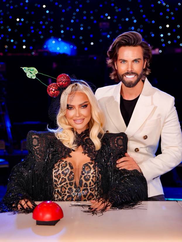 FOTO Maja Šuput u leopard kombinezonu naglasila vitku liniju, a na glavu stavila trešnje