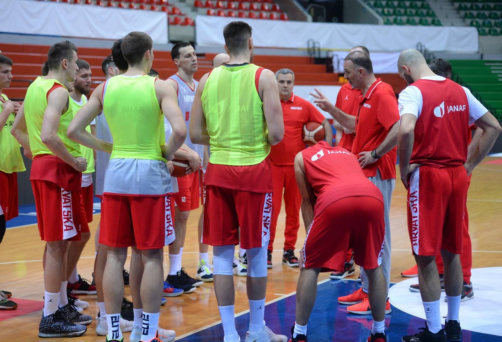 Zagreb: Trening košarkaške reprezentacije uoči kvalifikacija za EuroBasket