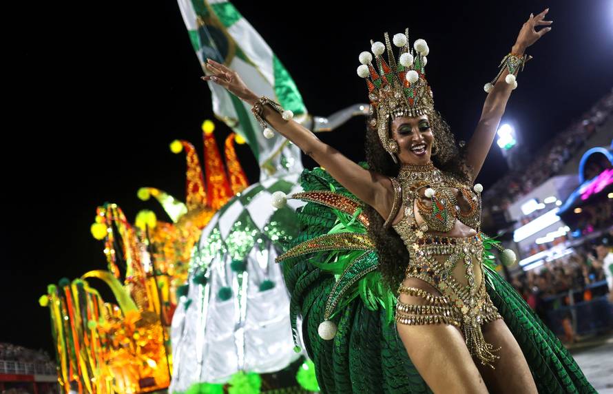 Carnival magic descends on Rio as first night of elite samba schools lights up the Sambadrome, in Rio de Janeiro