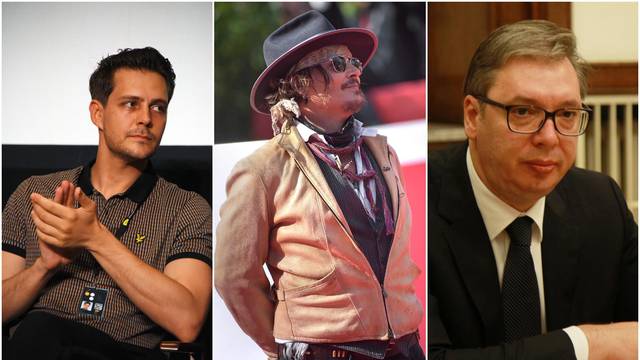 Johnny Depp stigao privatnim avionom u Srbiju, susrest će se s Vučićem i Milošem Bikovićem