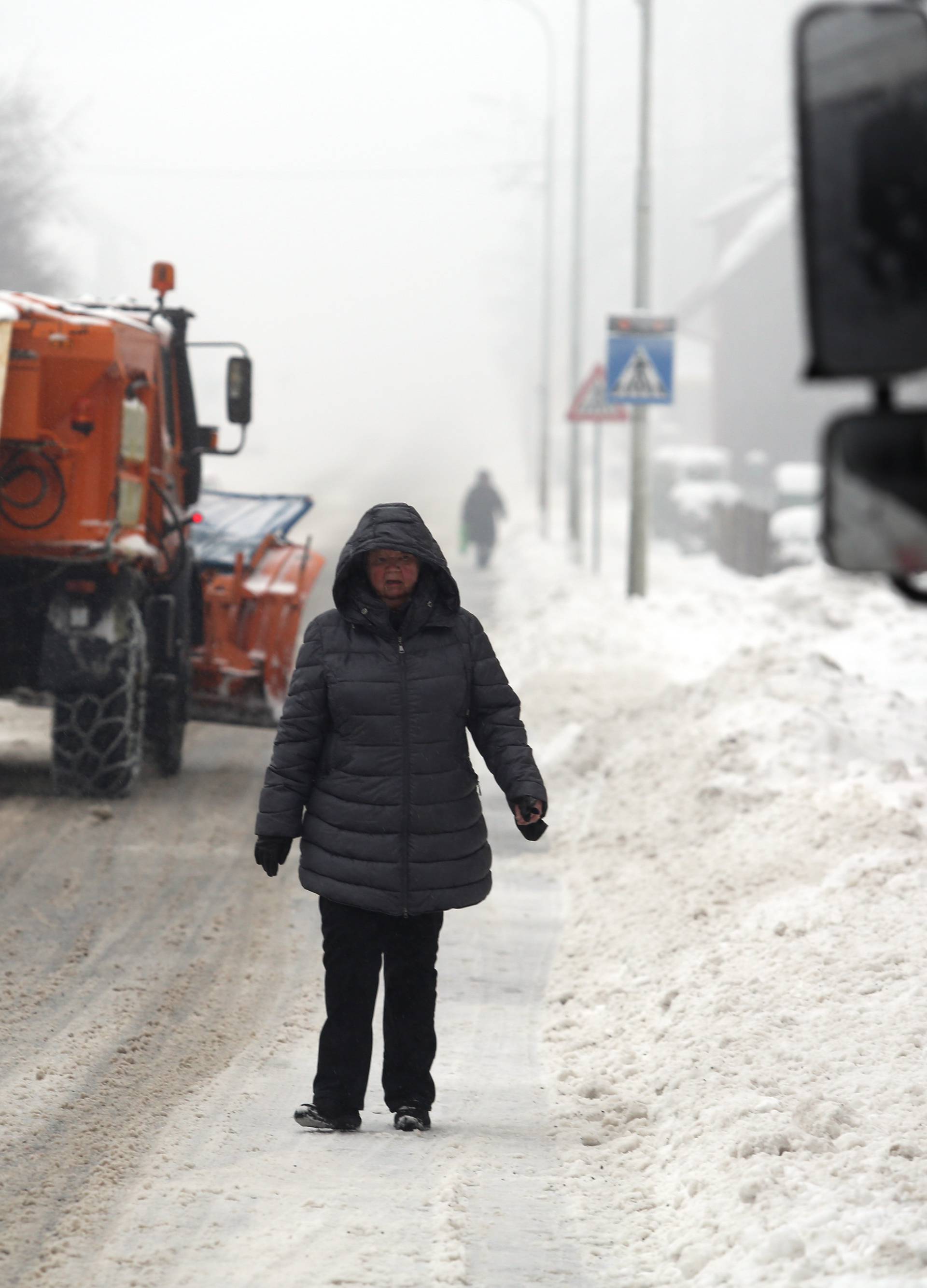 Delnice: Snijeg pao na podruÄju Gorskog kotara