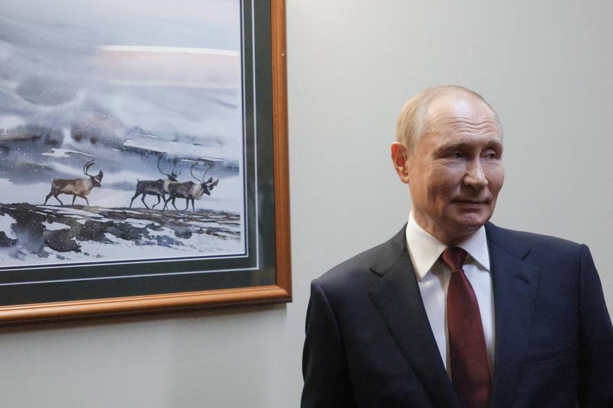 U.S. President Trump meets with Russian President Putin in Alaska