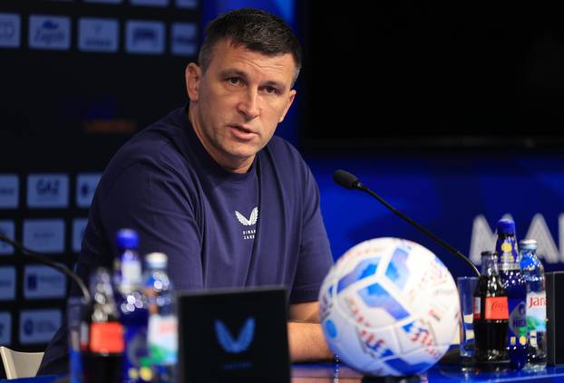 Zagreb: Konferencija za medije GNK Dinamo uoči utakmice protiv HNK Hajduk
