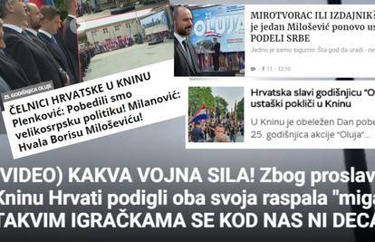 Srbi o proslavi u Kninu: Hrvati  digli oba svoja raspala MIG-a, takve igračke ni djeci ne dajemo