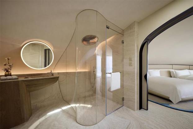 FOTO Shebara Resort je dragulj moderne arhitekture! Spavate u 'školjki' koja pluta na moru...