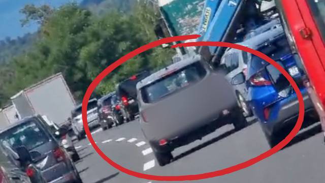 VIDEO Na A1 hitni koridor, a ovi genijalci mislili da je to za njih: 'Žalosno! A imaju naše tablice!'