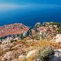 man enjoying Dubrovnik from above