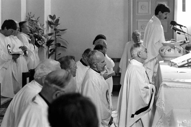 Međugorje - jedno od najpoznatijih katoličkih hodočasničkih odredišta, 27.1.1991.