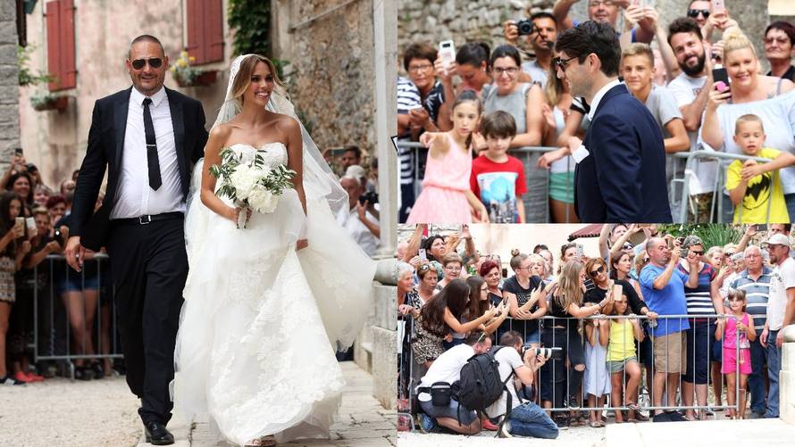 Bajkovito vjenčanje u Istri: Franka i Vedran rekli su 'da'