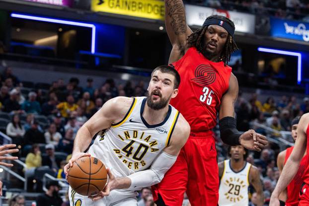 NBA: Portland Trail Blazers at Indiana Pacers