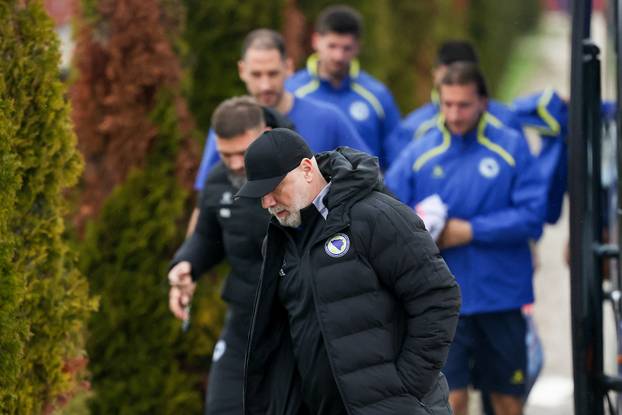 Sarajevo: Trening nogometne reprezentacija BiH uoči finalne utakmice doigravanja za Svjetsko prvenstvo