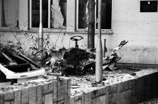 Rijeka: Eksplozija bombe pred zgradom MUP-a 20. listopada 1995. godine