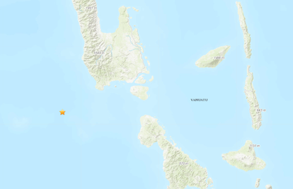 Trese u Pacifiku: Blizu otoka Vanuatu potres magnitude 7,2