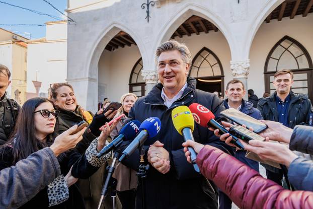 Split: Izjava za medije Andreja Plenkovića 