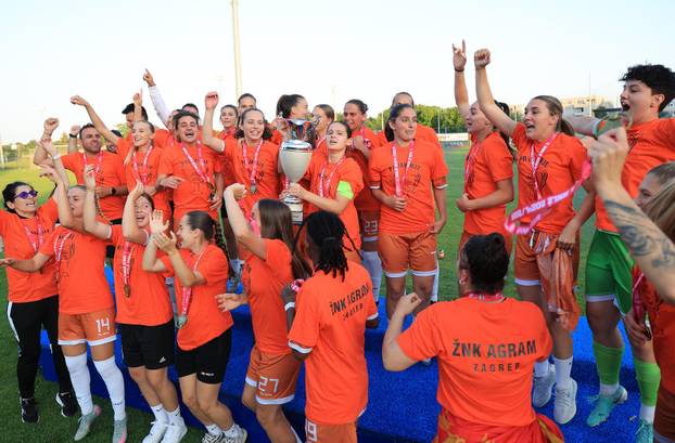 Nogometašice Agrama prvi put u povijesti osvojile naslov prvakinja Hrvatske